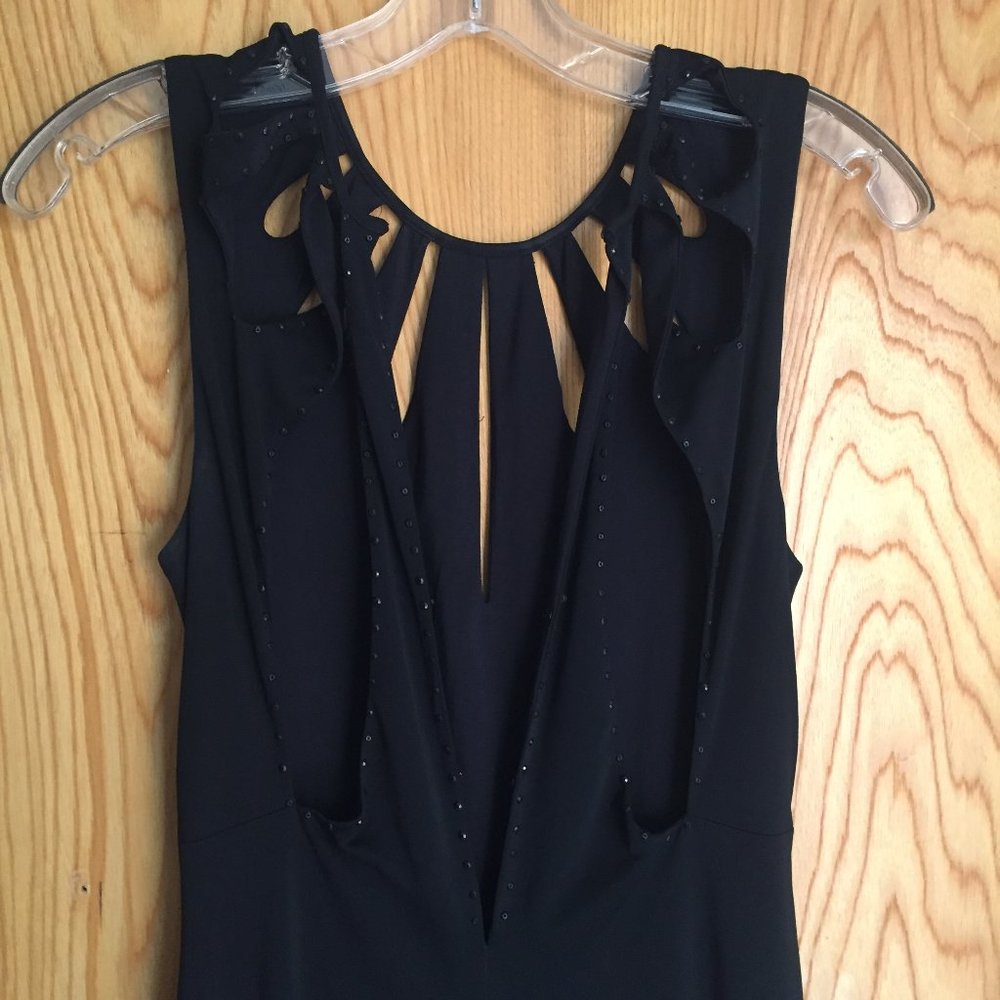 Open back BCBG formal gown